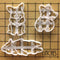 Set de Cortadores de Galletas con Forma de Corgi
