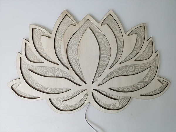Luz Nocturna Mandala para Yoga - Lámpara Atmosférica Relajante - Image 3