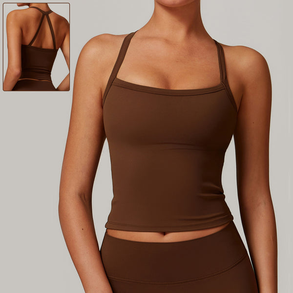 Top Deportivo Corrector de Postura de Secado Rápido para Yoga y Fitness