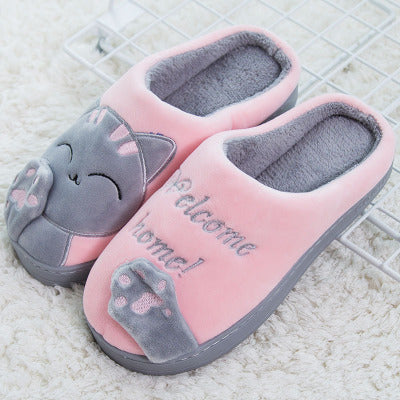 Pantuflas Invierno Gato Dibujos Animados - Cálidas, Antideslizantes y Suaves - Image 8