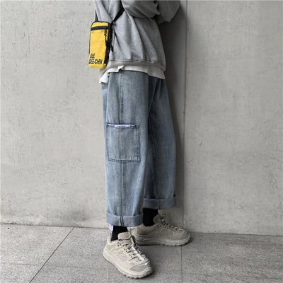 Pantalones cargo de corte recto