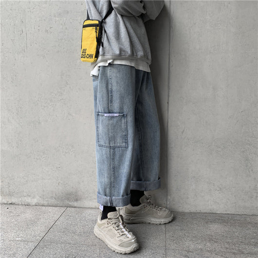 Pantalones cargo de corte recto