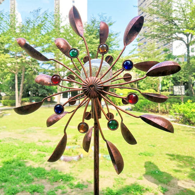 Adorno Metálico de Jardín con Enchufe para Exterior - Image 3