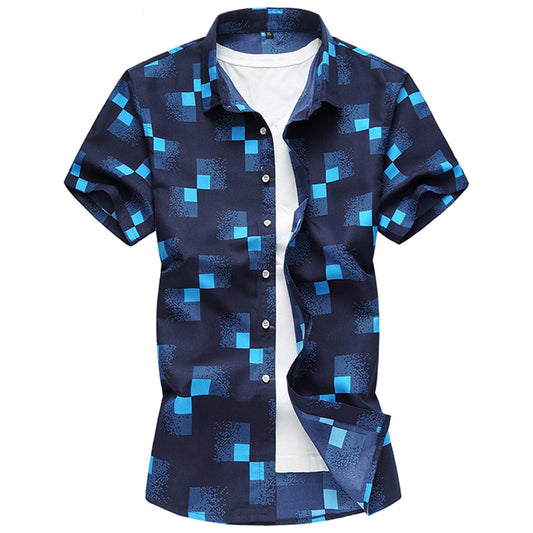 Camisa Floral Talla Grande para Hombre