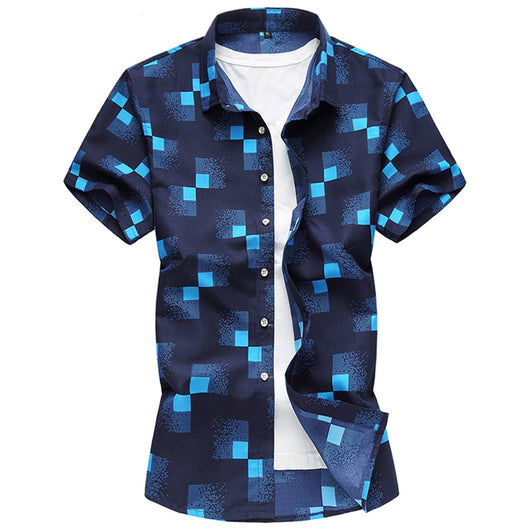 Camisa Floral Talla Grande para Hombre