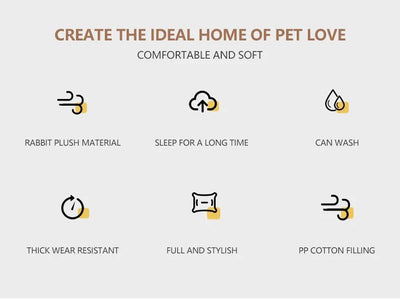 Sofá Cama Acolchado para Mascotas - Comodidad Todo el Año - Image 16