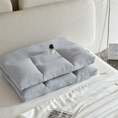 Almohada Alta de Algodón Lavable con Protección Antibacteriana - Image 8