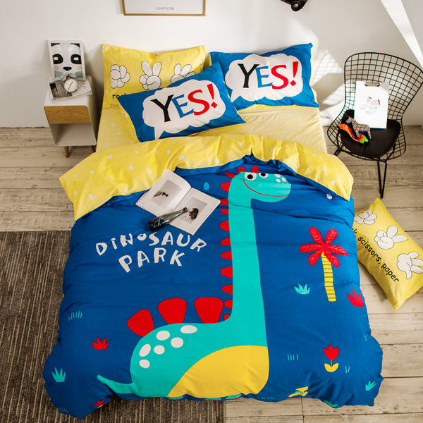 Juego de Sábanas Estampado Infantil de Algodón 4 Piezas