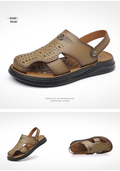 Sandalias de Cuero Genuino - Comodidad Total para Conducir y Actividades Exteriores - Image 11