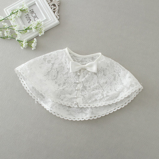 Conjunto de Dos Piezas Vestido Blanco Esponjoso para Bebé - Image 5
