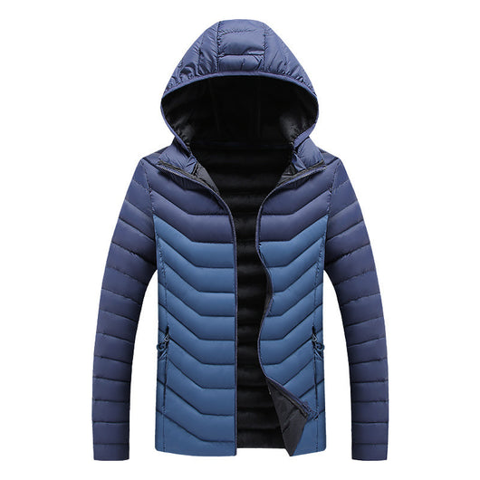 Chaqueta de Invierno Acolchada para Hombre - Corte Slim con Capucha - Image 4