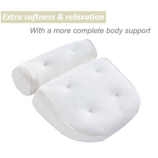 Almohada de Baño con 6 Ventosas y Malla 3D - Image 2