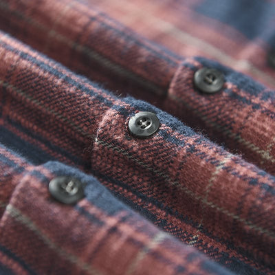 Camisa Casual de Cuadros para Hombre - Manga Larga Primavera Otoño - Image 3