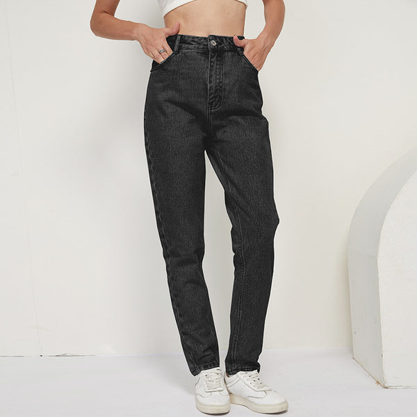 Pantalones de Mezclilla Rectos para Mujer - Image 3
