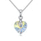 Collar de Cristal Chapado en Oro Austriaco