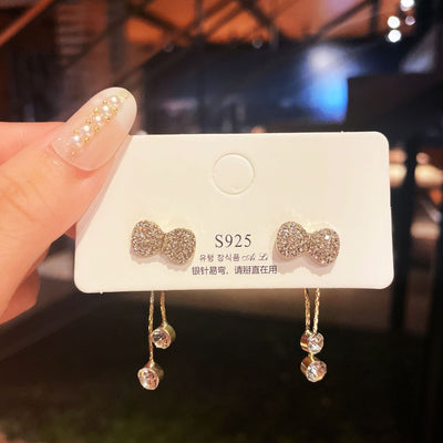 Aretes de Moño con Borlas - Estilo Dulce y Fashionable para Mujeres - Image 10