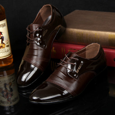 Zapatos de Cuero Puntiagudos Casuales para Hombre - Image 9