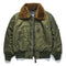 Chaqueta de Algodón con Cuello de Pelaje Grueso para Hombre