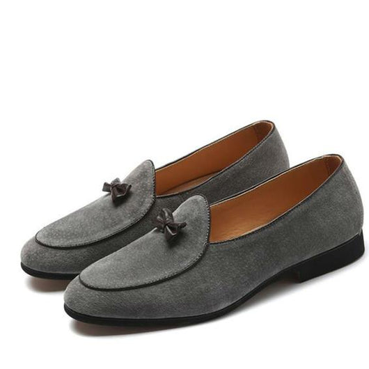 Zapatos de Cuero para Hombre con Borla Mariposa - Mocasines de Moda - Image 6
