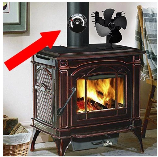 Termómetro Magnético para Estufa de Leña y Chimenea - Image 4