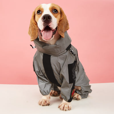 Impermeable Reflectante para Perros Grandes - Protección Total 4 Patas - Image 5