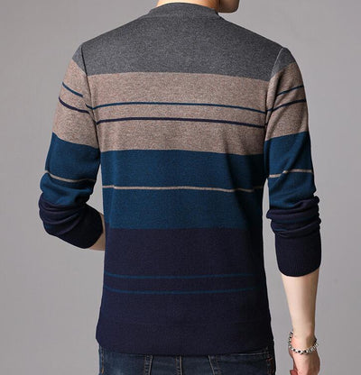 Camiseta Térmica Acolchada de Lana para Hombre - Cuello Redondo - Image 11