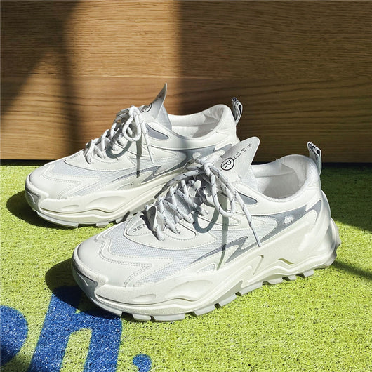 Zapatos Deportivos Daddy con Suela Gruesa - Cuero Sintético Resistente - Image 10