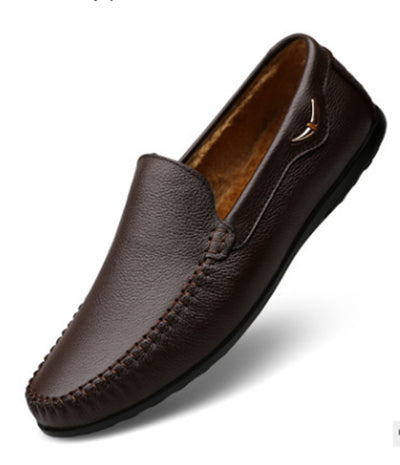 Zapatos de Cuero Elegancia Británica para Negocios