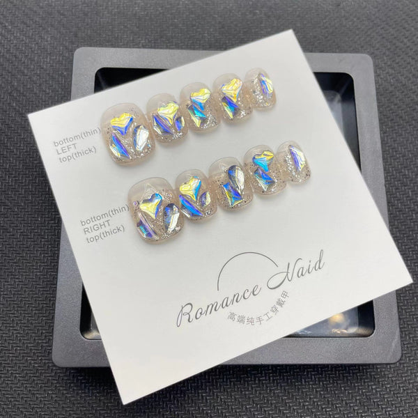 Pegatinas de Uñas Armor Warm Genie - Decoración Elegante y Duradera