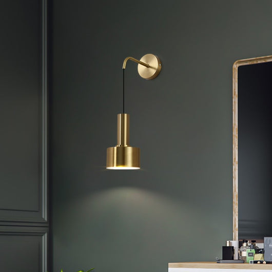 Lámpara de Pared Dorada Elegante para Dormitorio y Mesita de Noche - Image 3