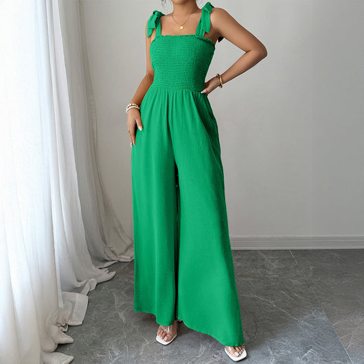 Jumpsuit Elegante de Cintura Alta con Pantalón Ancho - Image 3