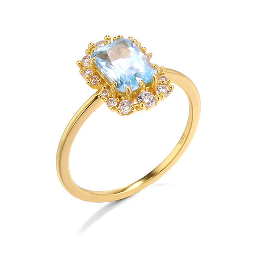Anillo de Topacio Natural en Plata 925 - Diseño Minimalista y Elegante - Image 3