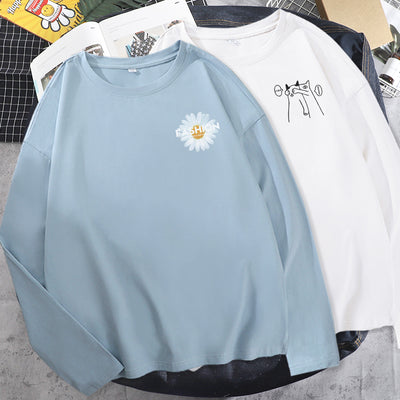Camiseta de Algodón de Manga Larga para Mujer - Image 23