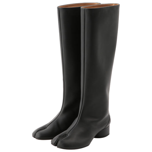 Botas Altas hasta el Muslo Negras Versátiles con Punta Abierta - Image 5