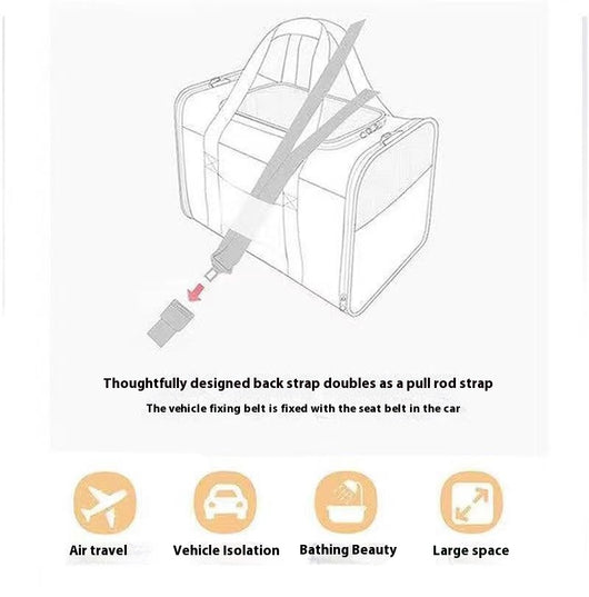 Bolsa Transportadora para Gatos Transpirable de Gran Capacidad - Image 10