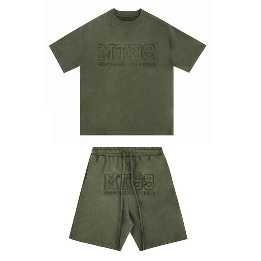 Conjunto Deportivo Japonés: Playera y Shorts Minimalista - Image 21