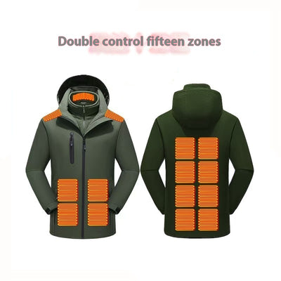Chaqueta Térmica Inteligente Dual Zone para Montaña y Expediciones en Frío Extremo - Image 4