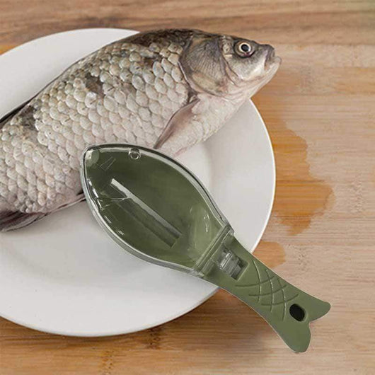 Raspador de Escamas de Pescado con Cuchillo Desarmable - Herramienta de Limpieza de Cocina - Image 7
