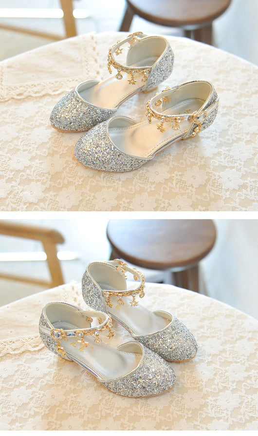 Zapatos Princesa para Niñas con Cristales y Suela Flexible - Image 2