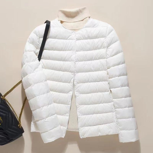 Chaqueta Corta Acolchada de Algodón para Mujer - Ligera y Cálida - Image 12
