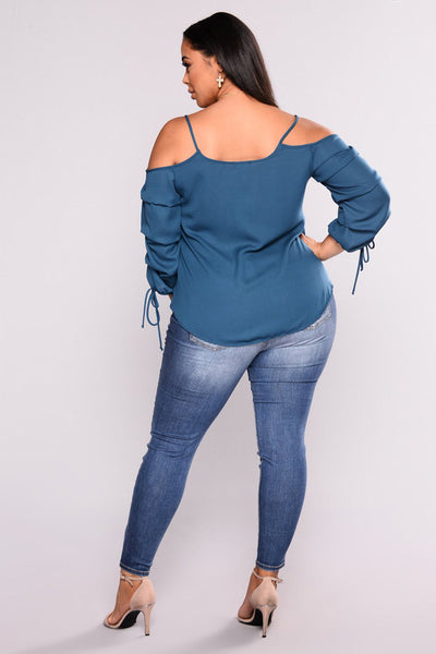 Pantalones Vaqueros Elásticos con Rotos para Mujer - Image 5