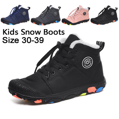 Botas de Nieve Impermeables para Niños - Cálidas y Resistentes