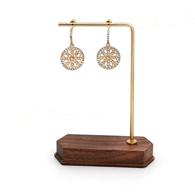 Organizador de Joyas en Madera y Cobre - Exhibidor de Collares y Aretes - Image 5