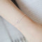 Six-pointed star bracelet Plateado