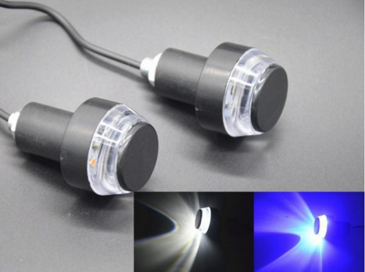 Luces Direccionales LED para Manillar de Moto - Doble Color y Alta Visibilidad - Image 3