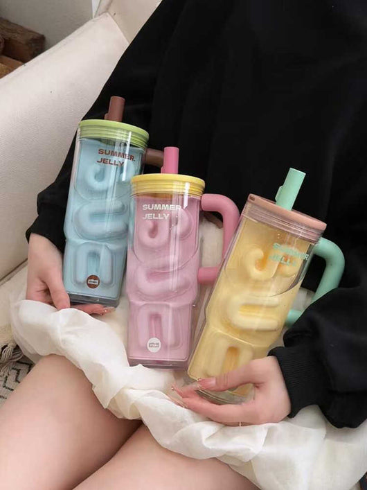Vaso Portátil de Gran Capacidad con Popote - Tritan Resistente - Image 4