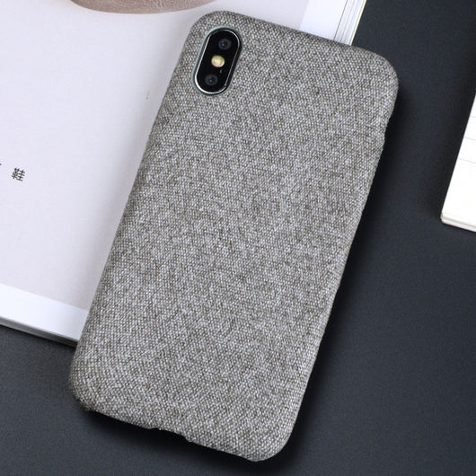 Funda para iPhone de Franela Sólida - Protección Otoño e Invierno - Image 18