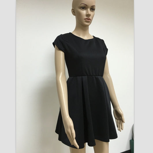 Vestido Elegante Espalda Descubierta con Detalles de Cinta - Image 5