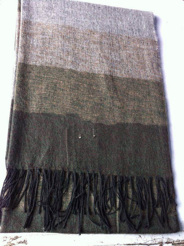 Chal de Cachemira a Cuadros y Rayas - Image 20