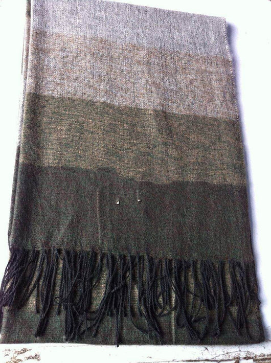 Chal de Cachemira a Cuadros y Rayas - Image 20